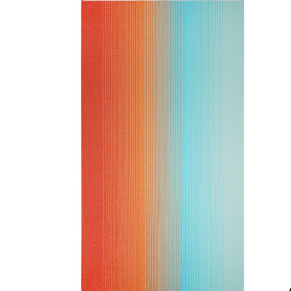 Zenith Orange and Blue Beach Towel